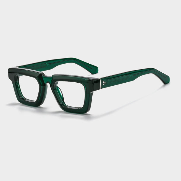 Quillen Retro Rectangle Acetate Glasses Frame