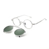Monroe Titanium Round Glasses Frame