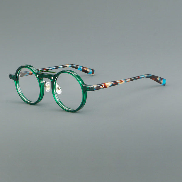 Van Vintage Round Acetate Optical Glasses Frame