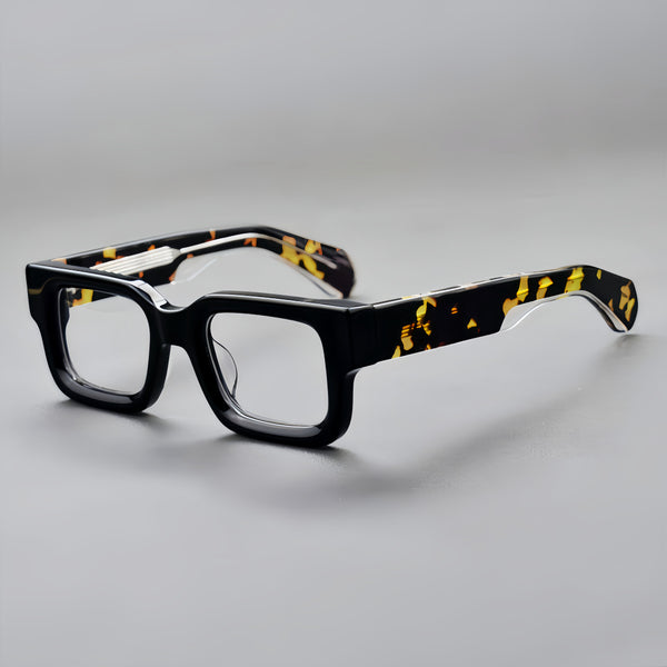 Connell Retro Rectangle Acetate Glasses Frame