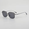 Naif Square Titanium Glasses Frame With Magnetic Sunglasses Clips