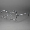 Miller Retro Titanium Square Glasses Frame