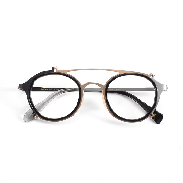 Wesley Titanium Retro Hand Made Glasses Frame