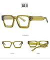 New fashionable anti-blue glasses 22902 trendy square frame myopia glasses frame versatile simple flat glasses for men and women