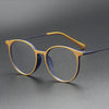 Woody Vintage TR90 Round Eyeglasses