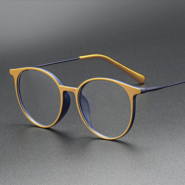 Woody Vintage TR90 Round Eyeglasses