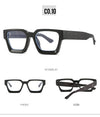 New fashionable anti-blue glasses 22902 trendy square frame myopia glasses frame versatile simple flat glasses for men and women