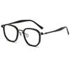 Lesley Vintage Titanium Polygon Glasses Frame