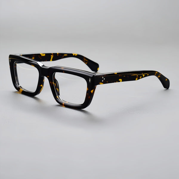 Mason Retro Rectangle Acetate Glasses Frame