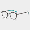 Zelma Retro Oval Titanium Glasses Frame