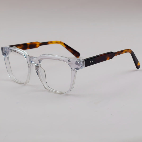 Manley Retro Square Acetate Glasses Frame