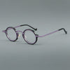 New plate small round frame glasses V17 retro eye frame metal flat light Danyang spot wholesale, can be equipped with reading glasses