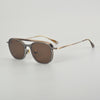 Jacob Square Titanium Glasses Frame With Magnetic Sunglasses Clips