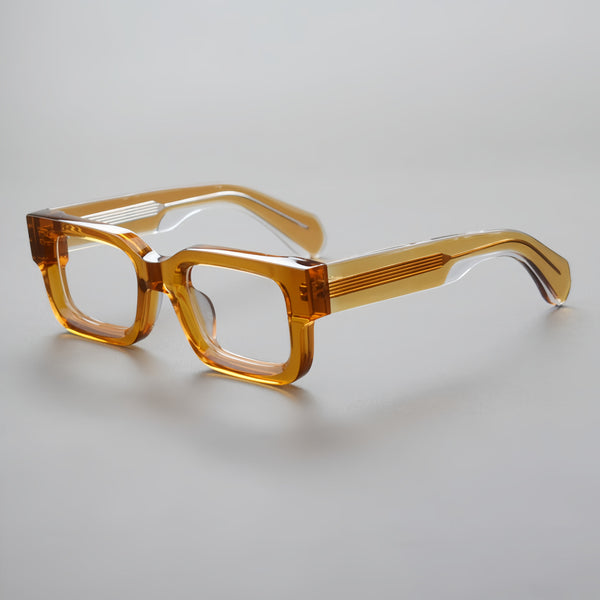 Connell Retro Rectangle Acetate Glasses Frame