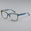 Piller Retro Rectangle Acetate Glasses Frame