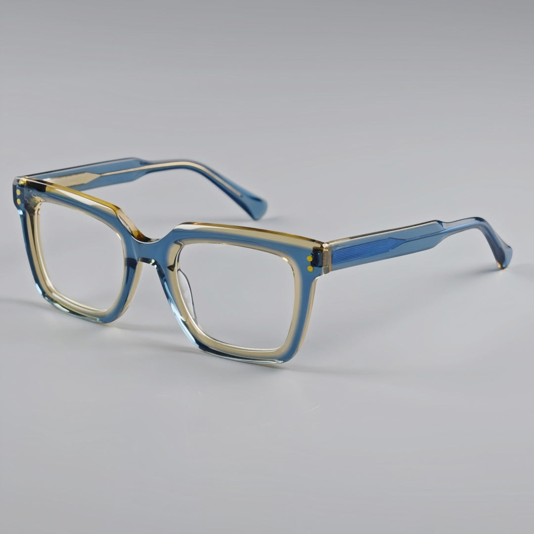 Tatt Retro Square Acetate Glasses Frame – Jollynova