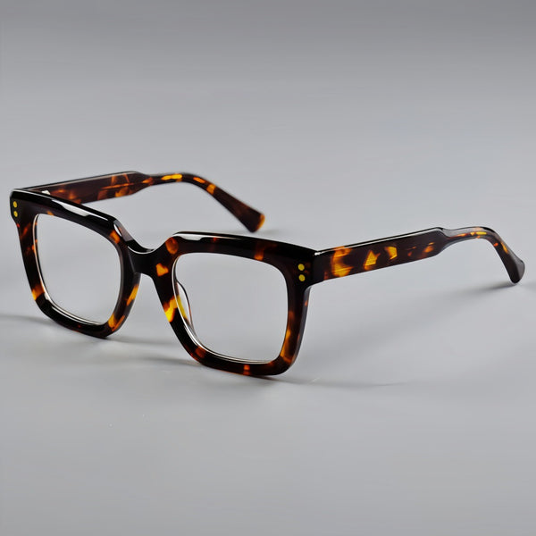 Tatt Retro Square Acetate Glasses Frame