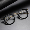 Schloss Titanium Vintage Round Eyeglasses Frame