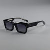 Monk Retro Premium Series Retro Rectangle Acetate Sunglasses