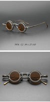 High-end niche magnetic glasses 5976 retro fashion old small round frame glasses frame Danyang spot wholesale can be matched