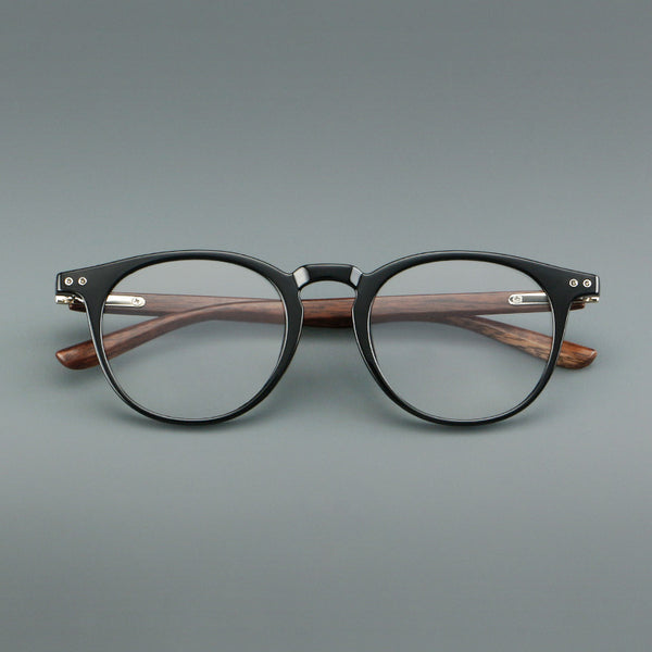 Cross-border retro wood grain leg frame 00363 fashion trend glasses Danyang spot wholesale can be matched with myopia presbyopia