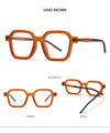 European and American street photography literary sunglasses 86601 cross-border simple square sunglasses fashion star flat glasses