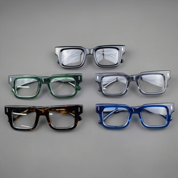 Lotta Retro Square Acetate Eyeglasses Frame