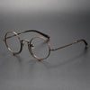 Kadir Titanium Vintage Round Eyeglasses Frames