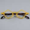 Cross-border new rhombus plate glasses frame for men and women can be matched with myopia niche personalized fashion plate frame 2396