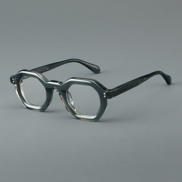 Pabon Vintage Geometric Acetate Glasses Frame