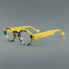 Jerry Vintage Acetate Round Glasses Frame