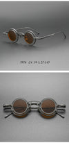 High-end niche magnetic glasses 5976 retro fashion old small round frame glasses frame Danyang spot wholesale can be matched