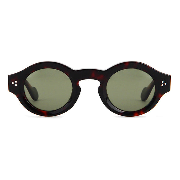 Sowell Premium Series Retro Round Acetate Sunglasses