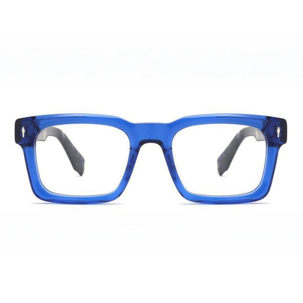 Simon Retro Rectangle Acetate Glasses Frame