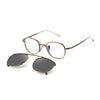Aceto Titanium Vintage Eyeglasses Frame With Sunglasses Clips