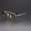 Wesley Titanium Retro Hand Made Glasses Frame