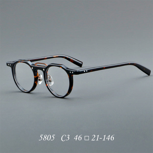 Cross-border new plate glasses, retro frames, Japanese glasses 5805 flat glasses, spot wholesale, can be matched with myopia