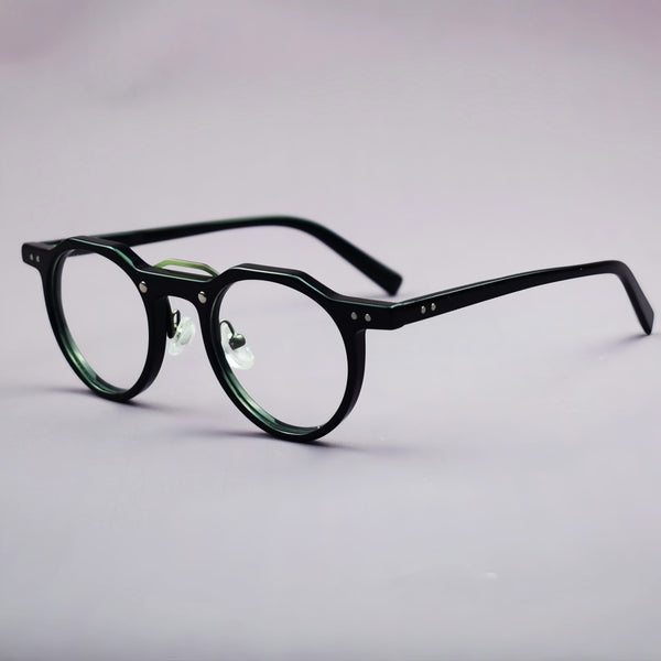 Ron Retro Round Acetate Glasses Frame