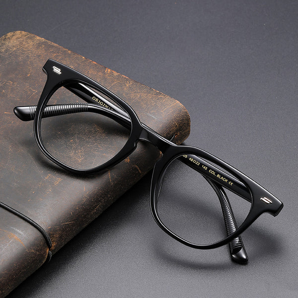 Orlando Vintage Square Acetate Glasses Frame