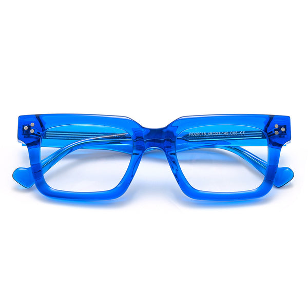 Harper Retro Rectangle Acetate Glasses Frame