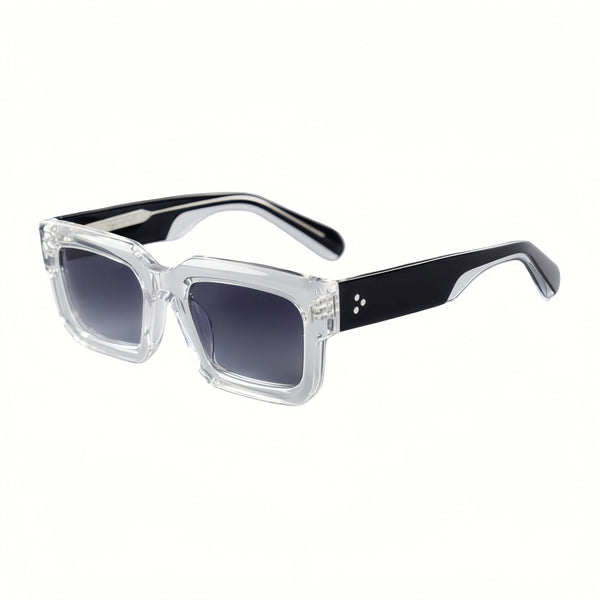 Monk Retro Premium Series Retro Rectangle Acetate Sunglasses