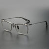 Hudon Versatile Rectangle Pure Titanium Glasses Frame