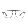 Odell Double-bridge Aviator Titanium Eyeglasses Frame