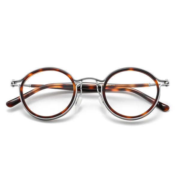Tate Vintage Round Acetate Glasses Frame