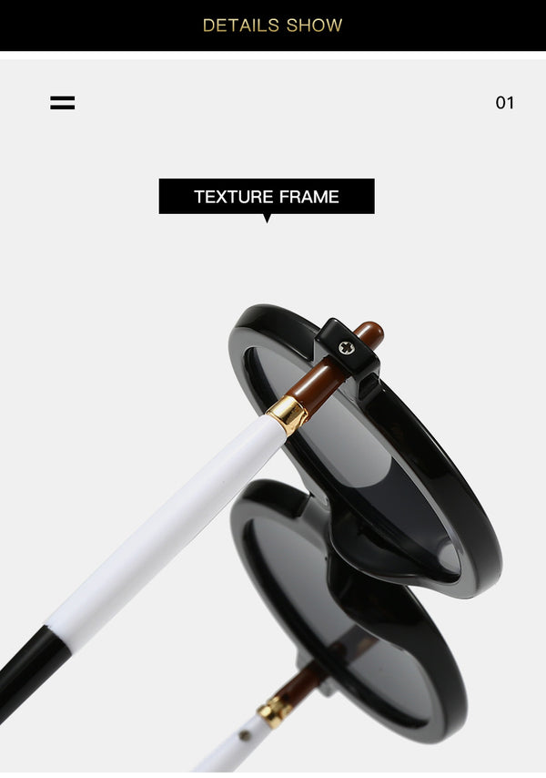 New European and American fashion round frame anti-blue light flat mirror men's anti-blue light glasses frame women's pose trend flat mirror