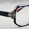 Raef Acetate Aviator Square Glasses Frames