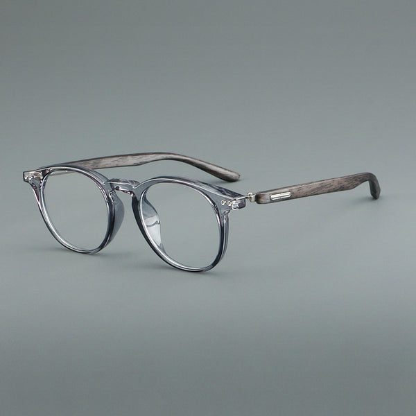 Cross-border retro wood grain leg frame 00363 fashion trend glasses Danyang spot wholesale can be matched with myopia presbyopia