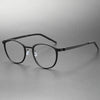 Idris Titanium Vintage Oval Eyeglasses Frames
