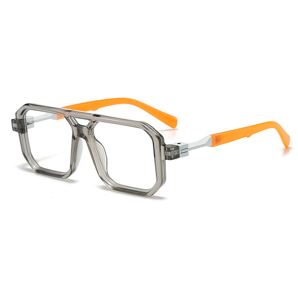 Spencer Irregular Hinged Leg Large Glasses Frame