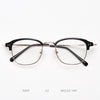 5033 Japanese and Korean literary and retro myopia glasses frame, men's and women's gentle flat mirror frame, light personality embossing pattern matching degree